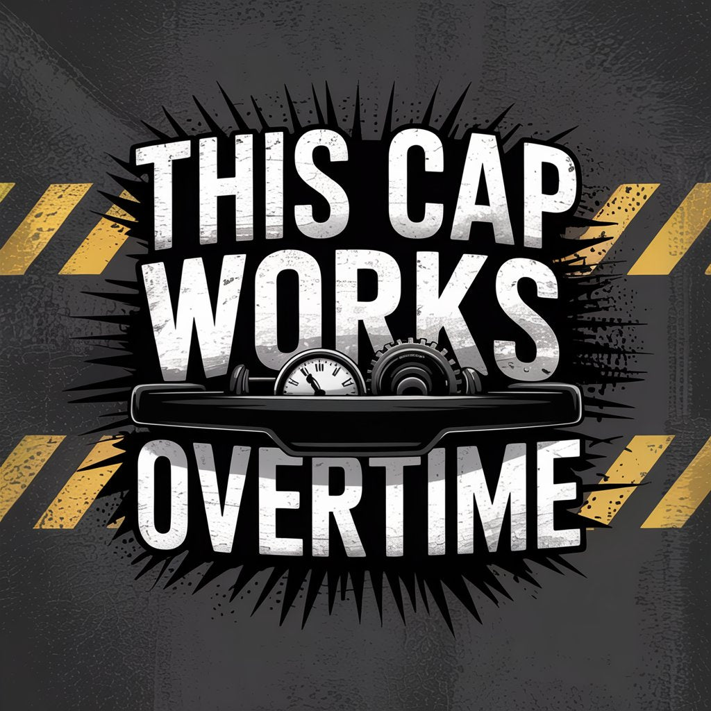 This Cap Works Overtime Baseball Cap