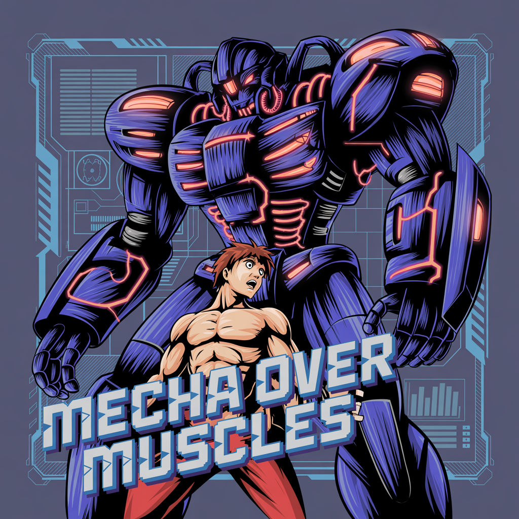 Mecha Over Muscles Unisex Supima T-shirt