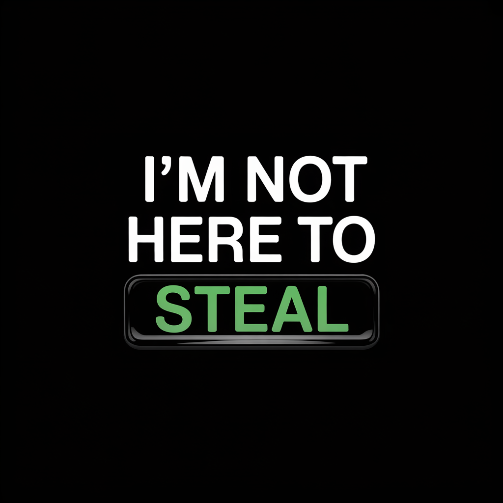 I'm Not Here To Steal Baseball Cap