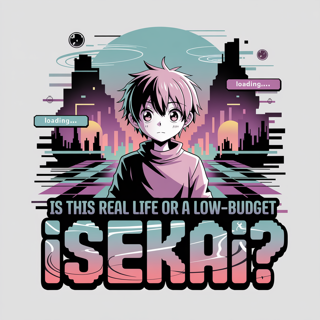 Is This Real Life Or A Low Budget Isekai Unisex Supima T-shirt