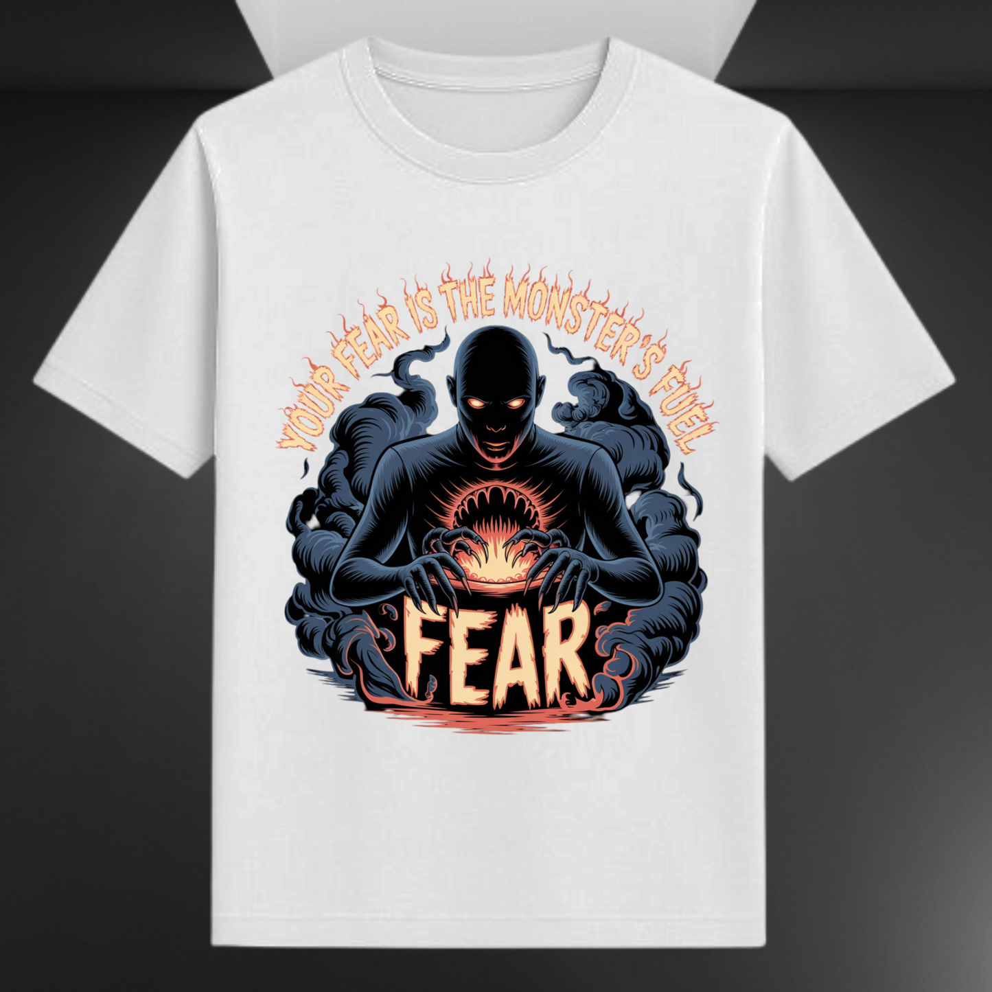 Your Fear Is The Monster's Fuel Unisex Supima T-shirt