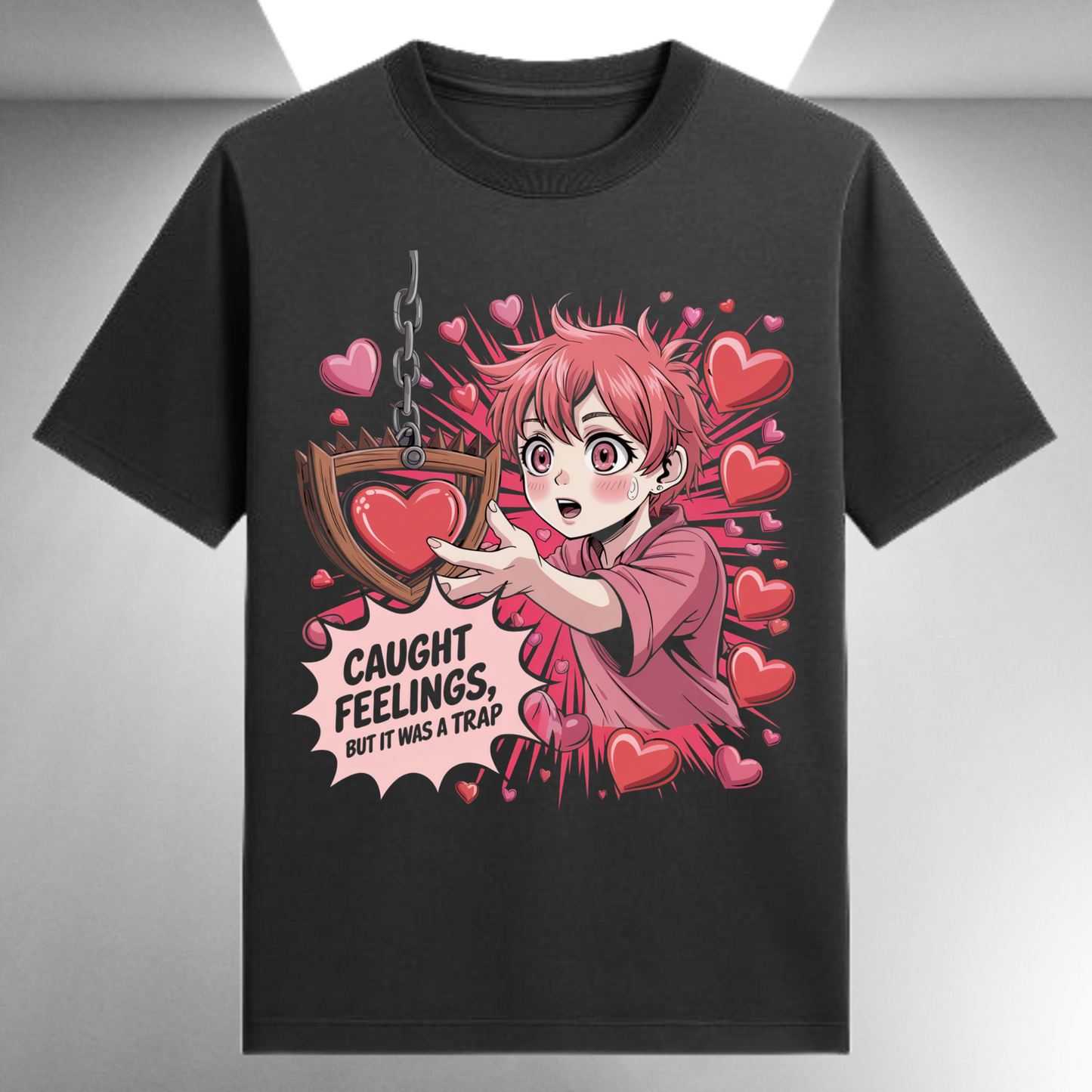 Caught Feelings But It Was A Trap (Male) Unisex Supima T-shirt