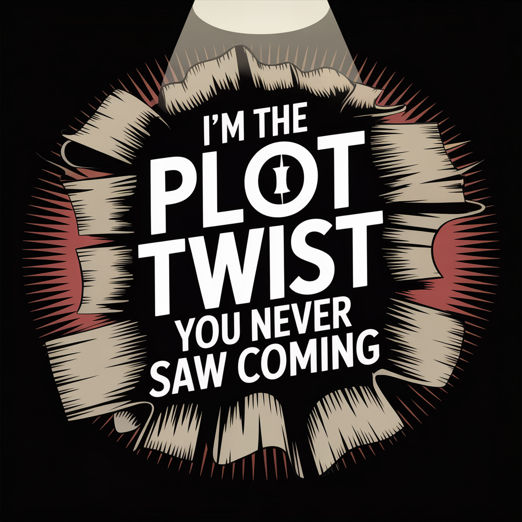 I'm The Plot Twist You Never Saw Coming Unisex Supima T-shirt