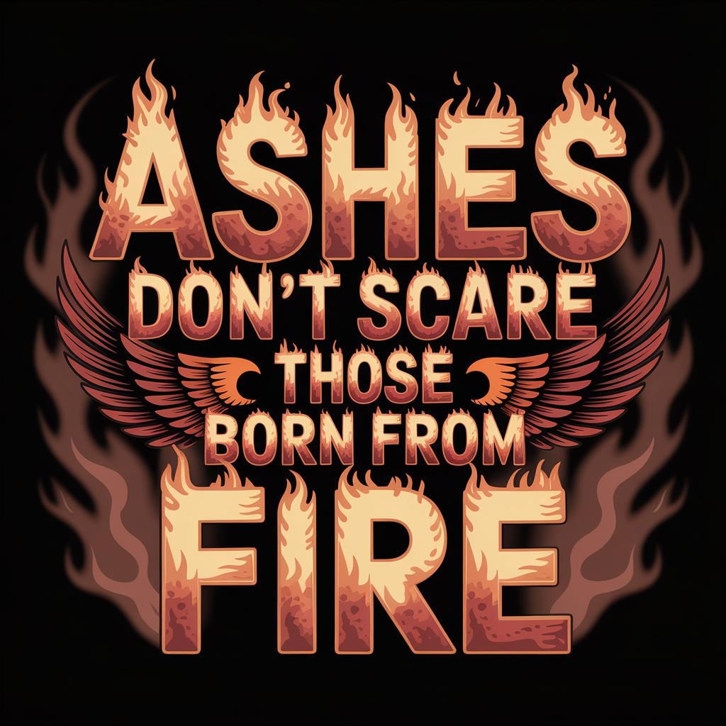 Ashes Don't Scare Those Born From Fire Unisex Supima T-shirt