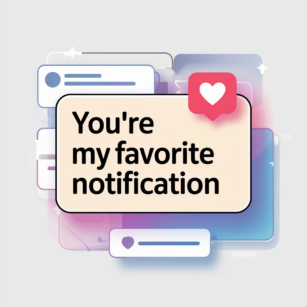 You're My Favorite Notification Unisex Supima T-shirt