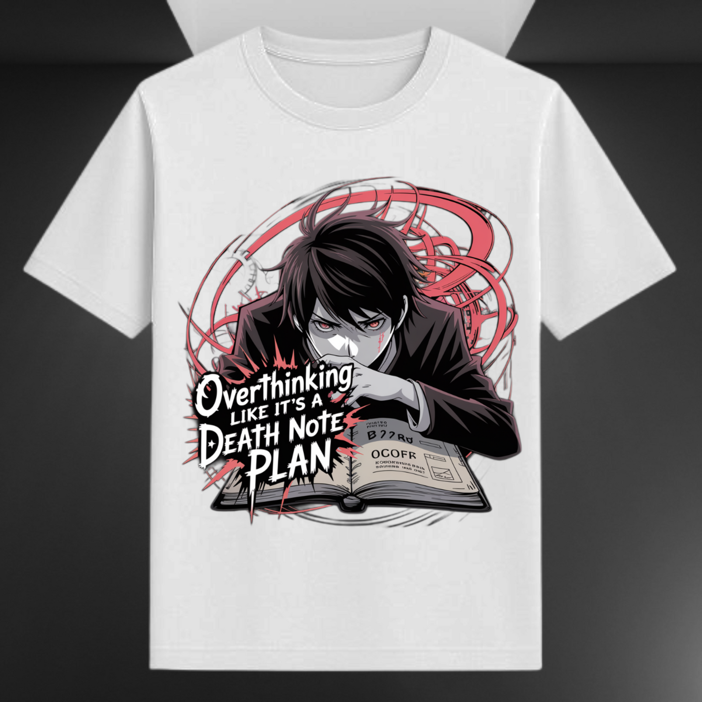 Overthinking Like It's A Death Note Plan Unisex Supima T-shirt