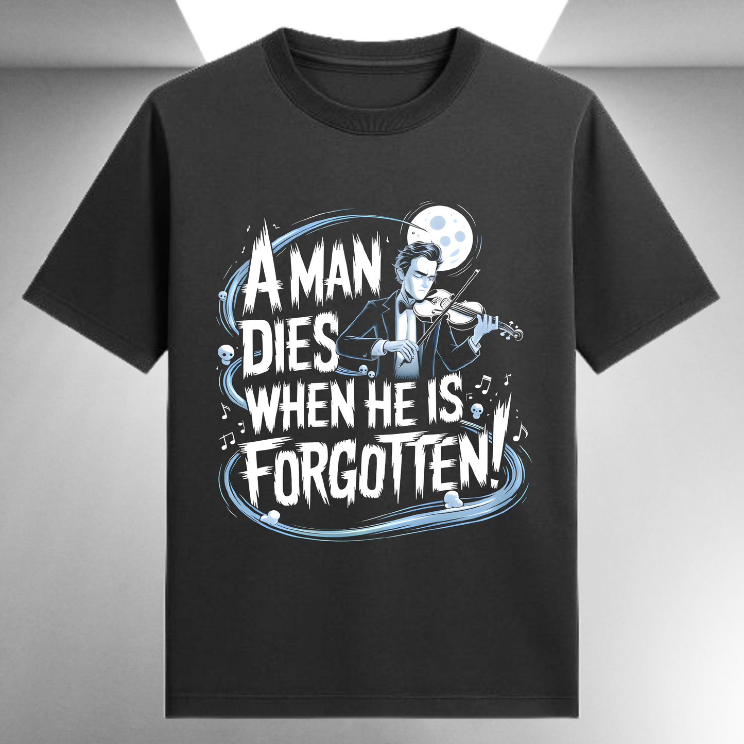 A Man Dies When He Is Forgotten Unisex Supima T-shirt