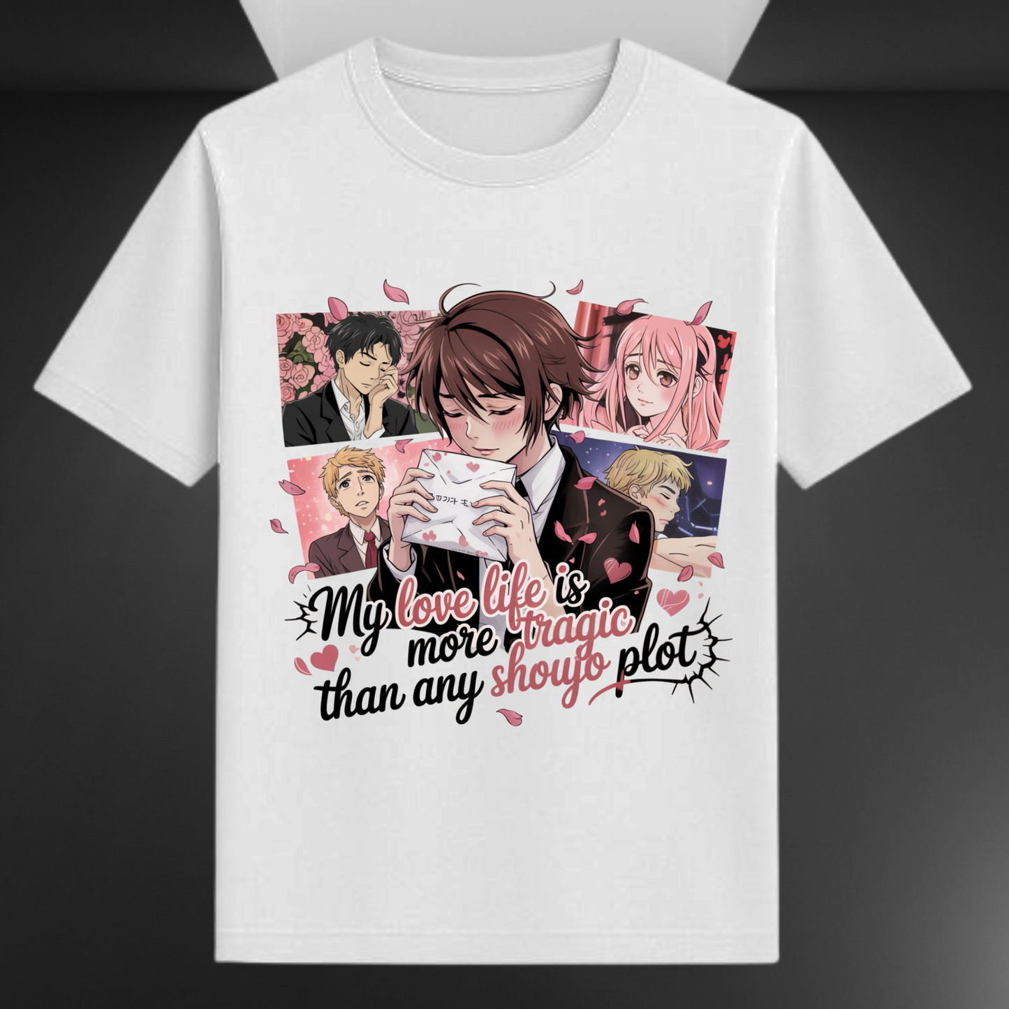 My Love Life Is More Tragic Than Any Shoujo Plot Unisex Supima T-shirt