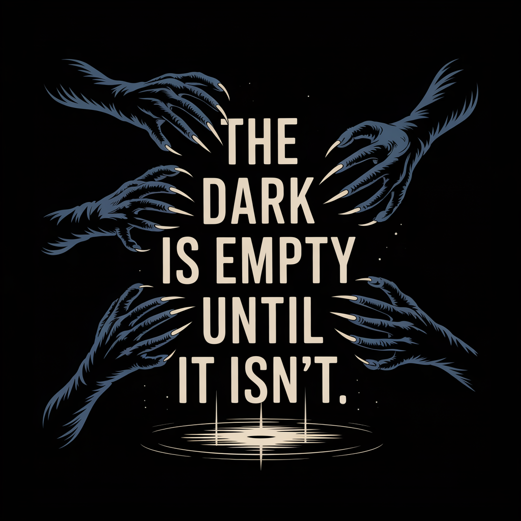The Dark Is Empty Until It Isn't Unisex Supima T-shirt