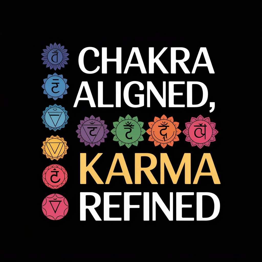 Chakra Aligned Karma Refined Unisex Supima T-shirt
