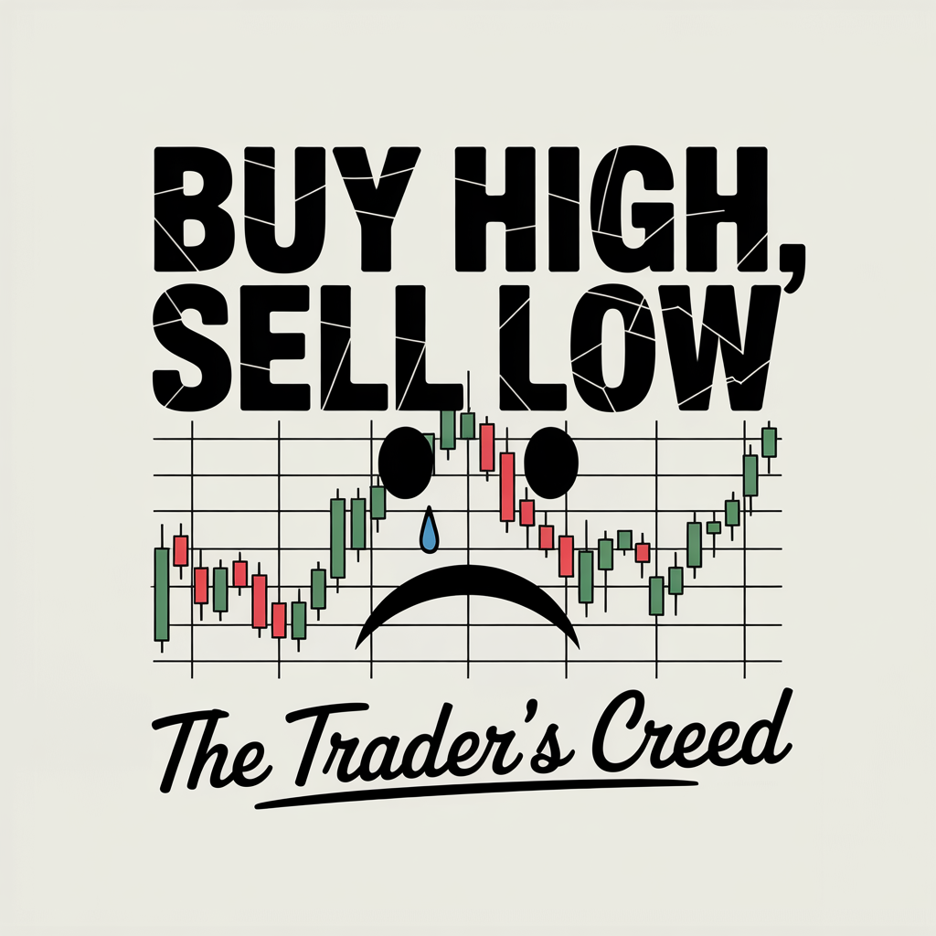 Buy High Sell Low The Trader's Creed Unisex Supima T-shirt
