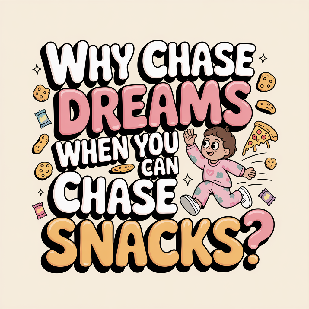 Why Chase Dreams When You Can Chase Snacks Unisex Supima T-shirt