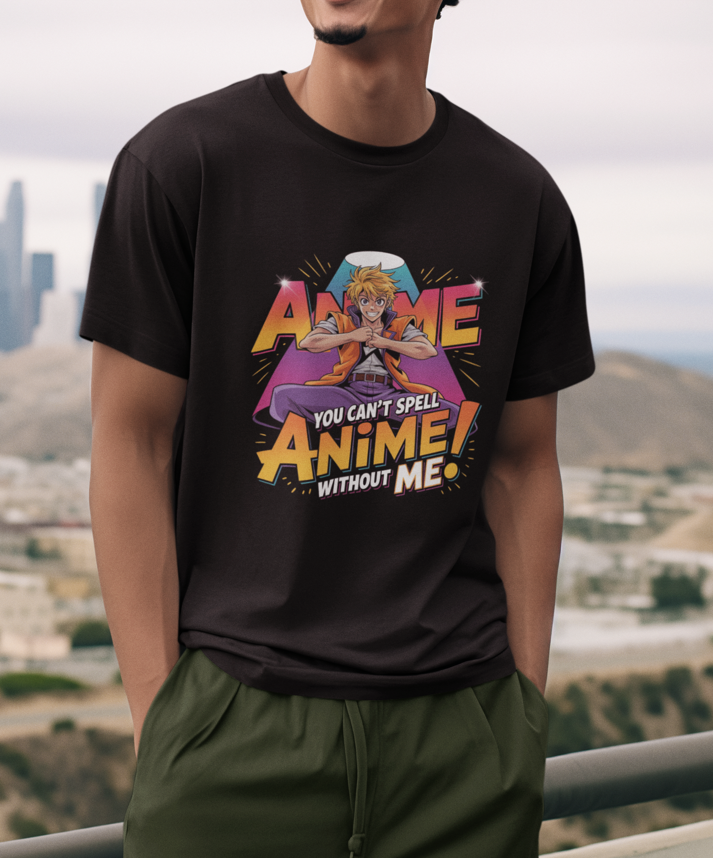 You Can't Spell Anime Without Me Unisex Supima T-shirt