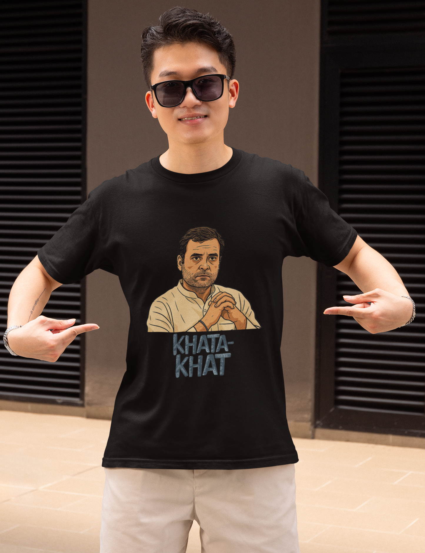 Khata Khat Rahul Gandhi Unisex Supima T-shirt