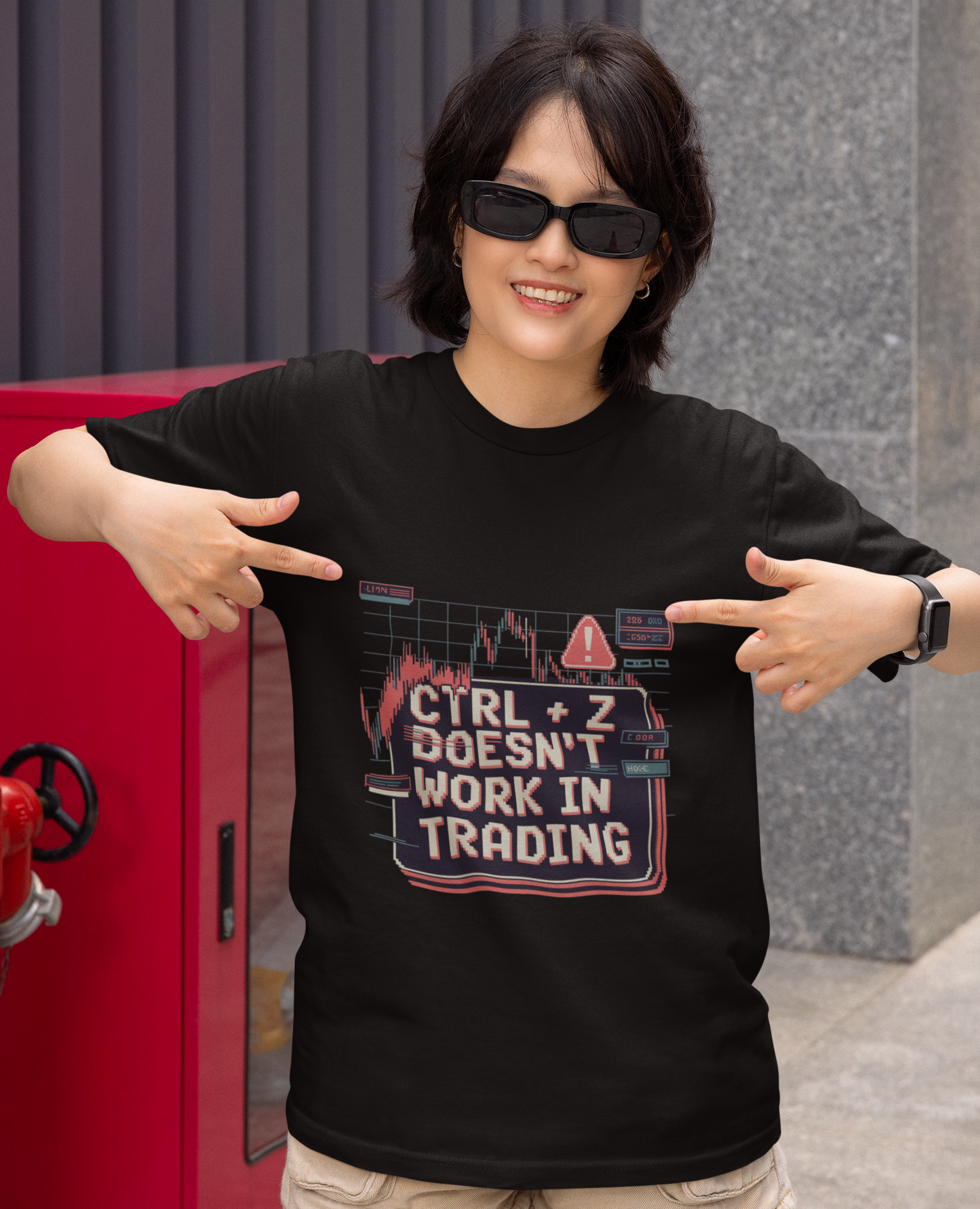Ctrl + Z Doesn't Work In Trading Unisex Supima T-shirt