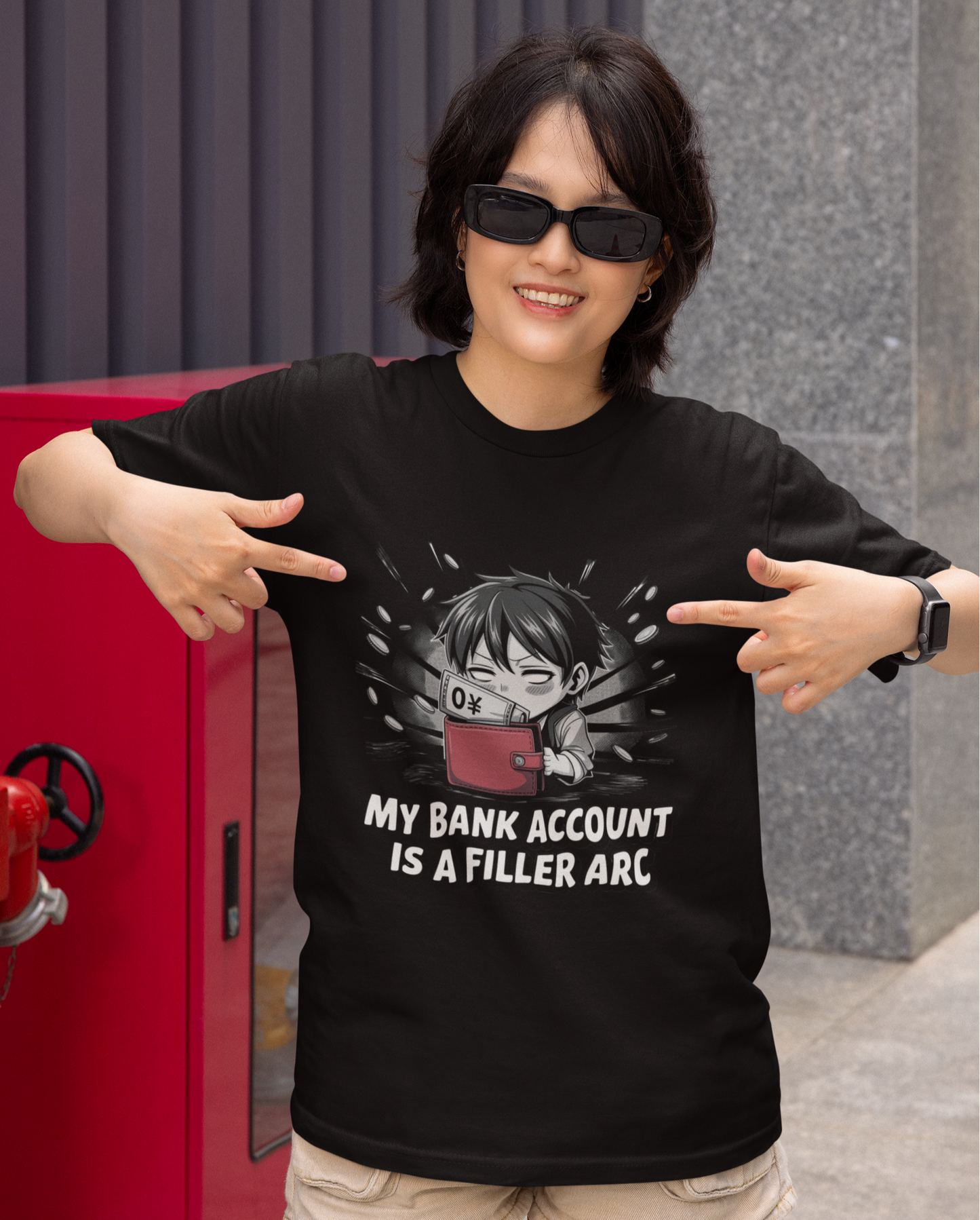 My Bank Account Is A Filler Arc Unisex Supima T-shirt