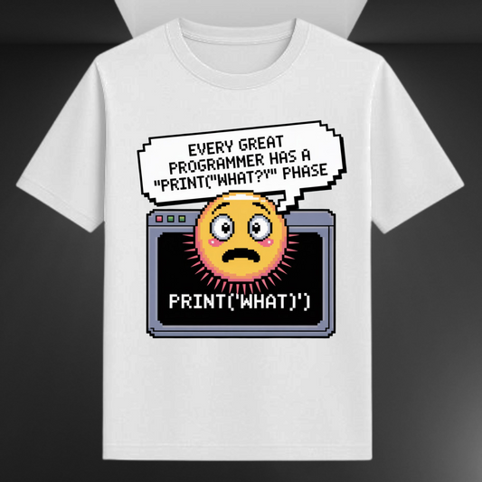 Every Great Programmer Has A Print What Phase Tech Savvy Unisex T-shirt