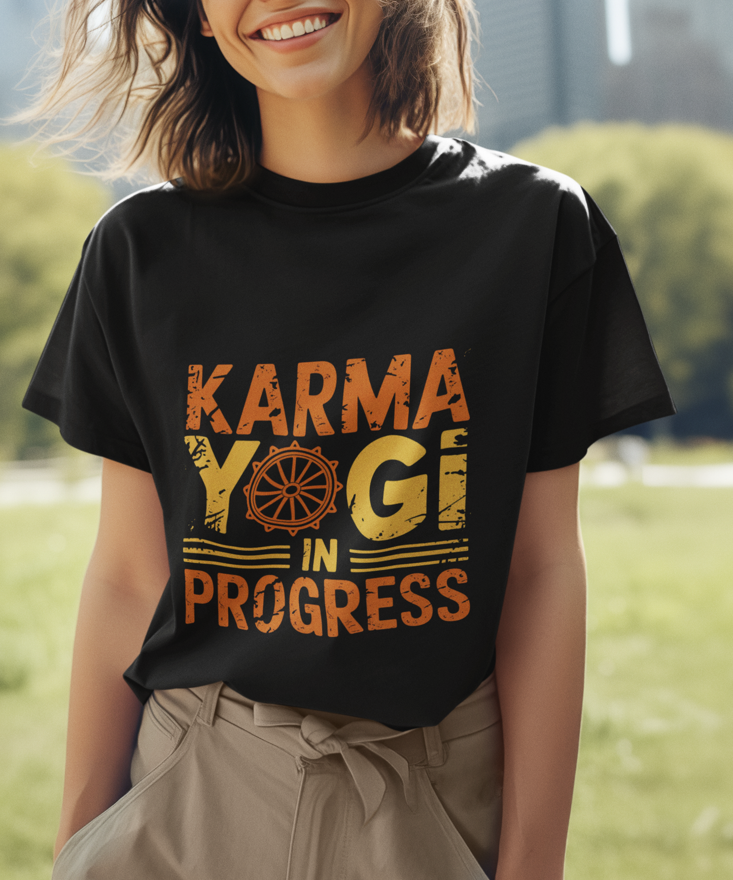 Karma Yogi In Progress Unisex Supima T-shirt