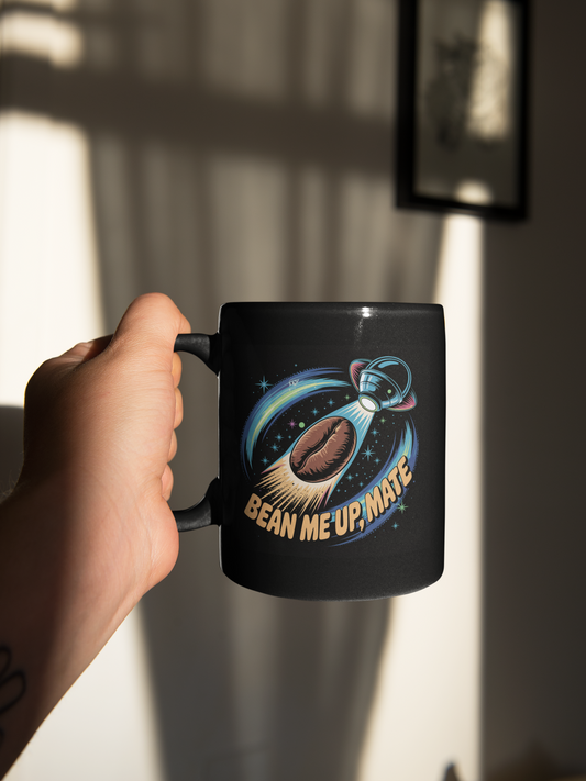 Bean Me Up, Mate Eco-Friendly Ceramic Mug - Whatwear