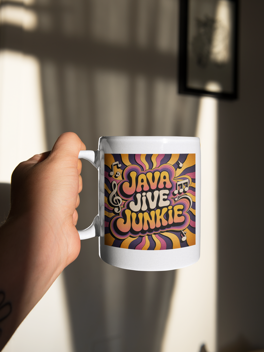 Java Jive Junkie Eco-Friendly Ceramic Mug - Whatwear