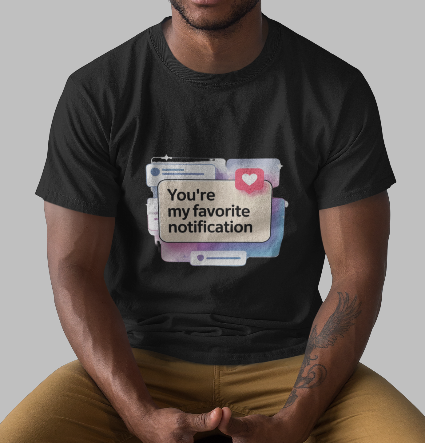You're My Favorite Notification Unisex Supima T-shirt
