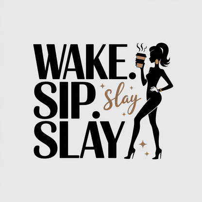 Wake Sip Slay Eco-Friendly Ceramic Mug