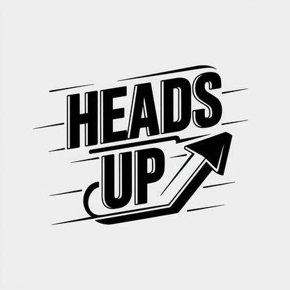 Heads Up Baseball Cap