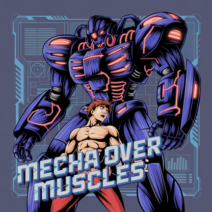 Mecha Over Muscles Unisex Supima T-shirt