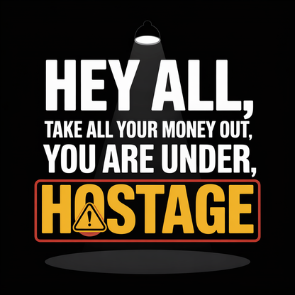 You Are Under Hostage Baseball Cap