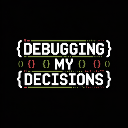 Debugging My Decisions Baseball Cap