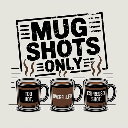Mug Shots Only Eco-Friendly Ceramic Mug