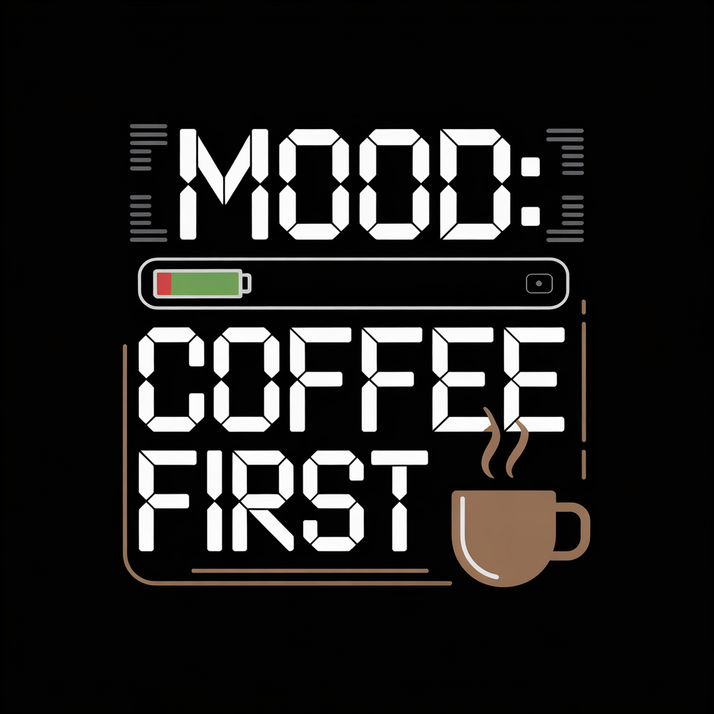 Mood: Coffee First Eco-Friendly Ceramic Mug