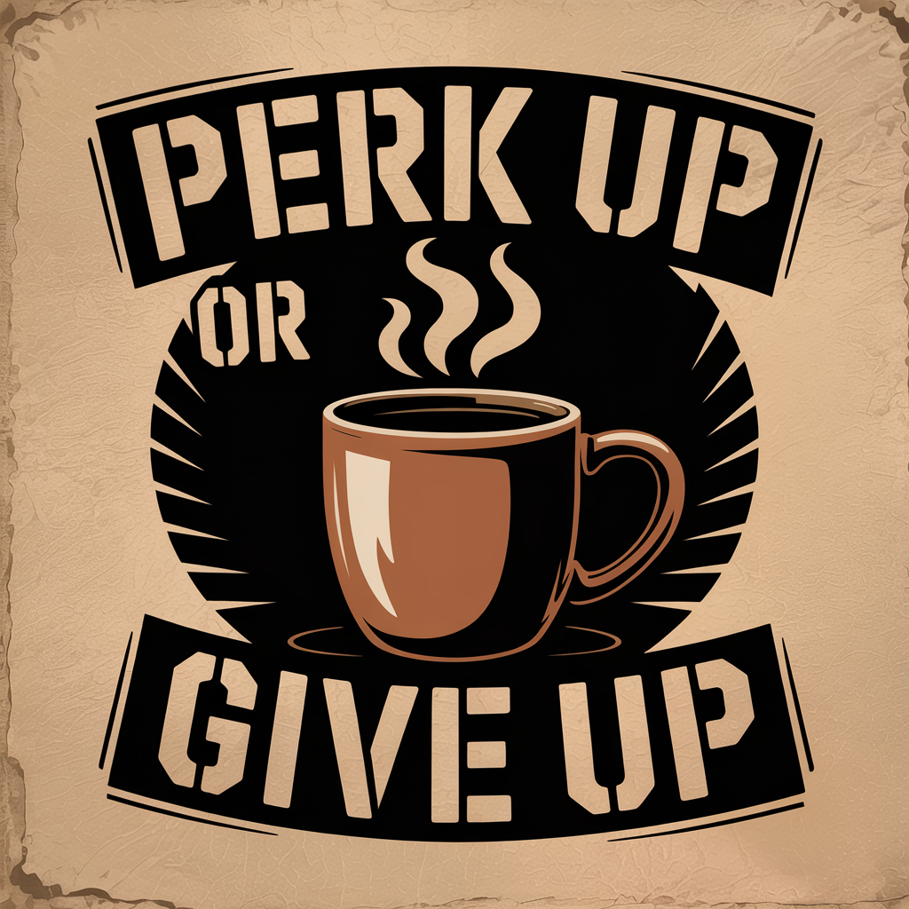 Perk Up Or Give Up Eco-Friendly Ceramic Mug