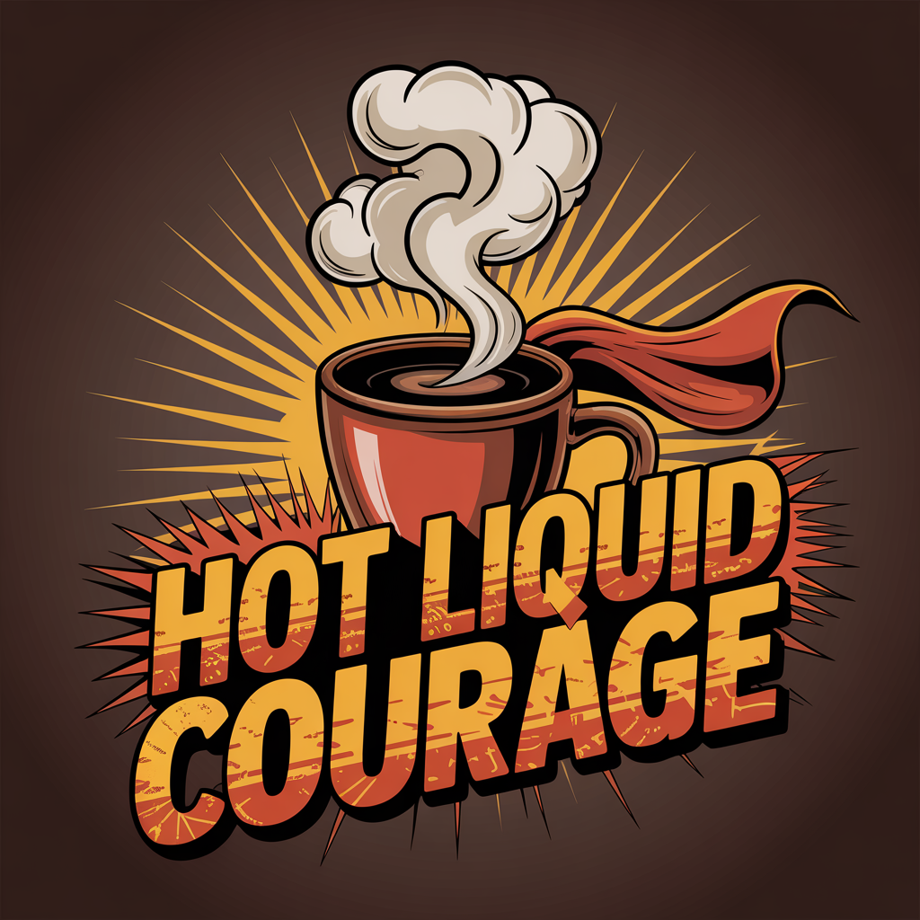 Hot Liquid Courage Eco=Friendly Ceramic Mug