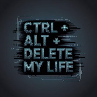 Ctrl + Alt + Delete My Life Baseball Cap