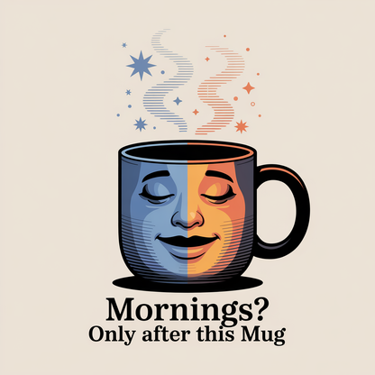 Mornings? Only after this mug Eco-Friendly Ceramic Mug