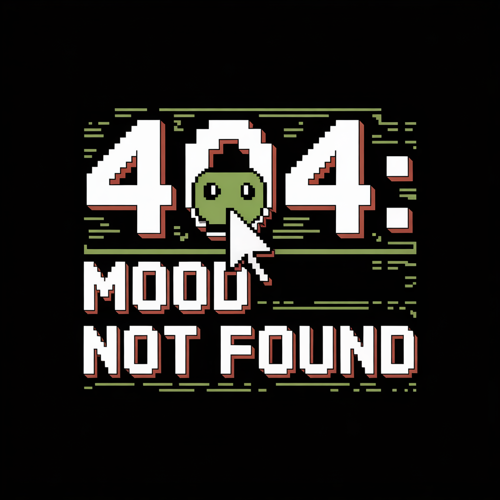 404: Mood Not Found Baseball Cap
