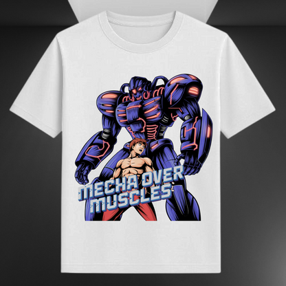 Mecha Over Muscles Unisex Supima T-shirt