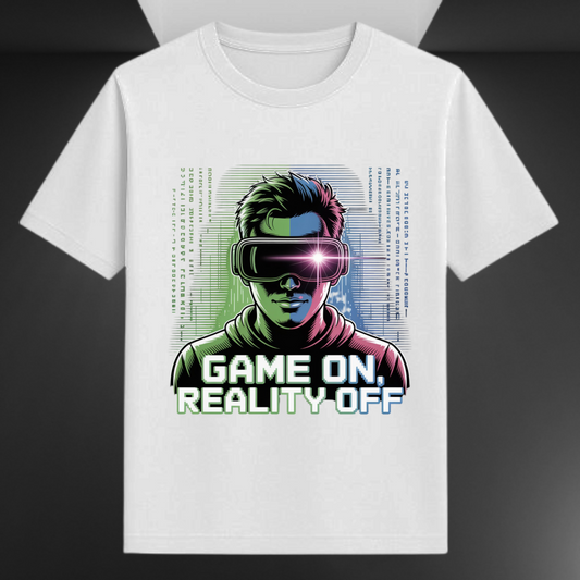 Game On Reality Off Unisex Supima T-shirt