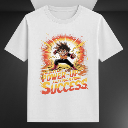 I'm Just One Power-Up Away From Success Unisex Supima T-shirt