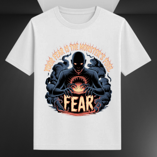 Your Fear Is The Monster's Fuel Unisex Supima T-shirt