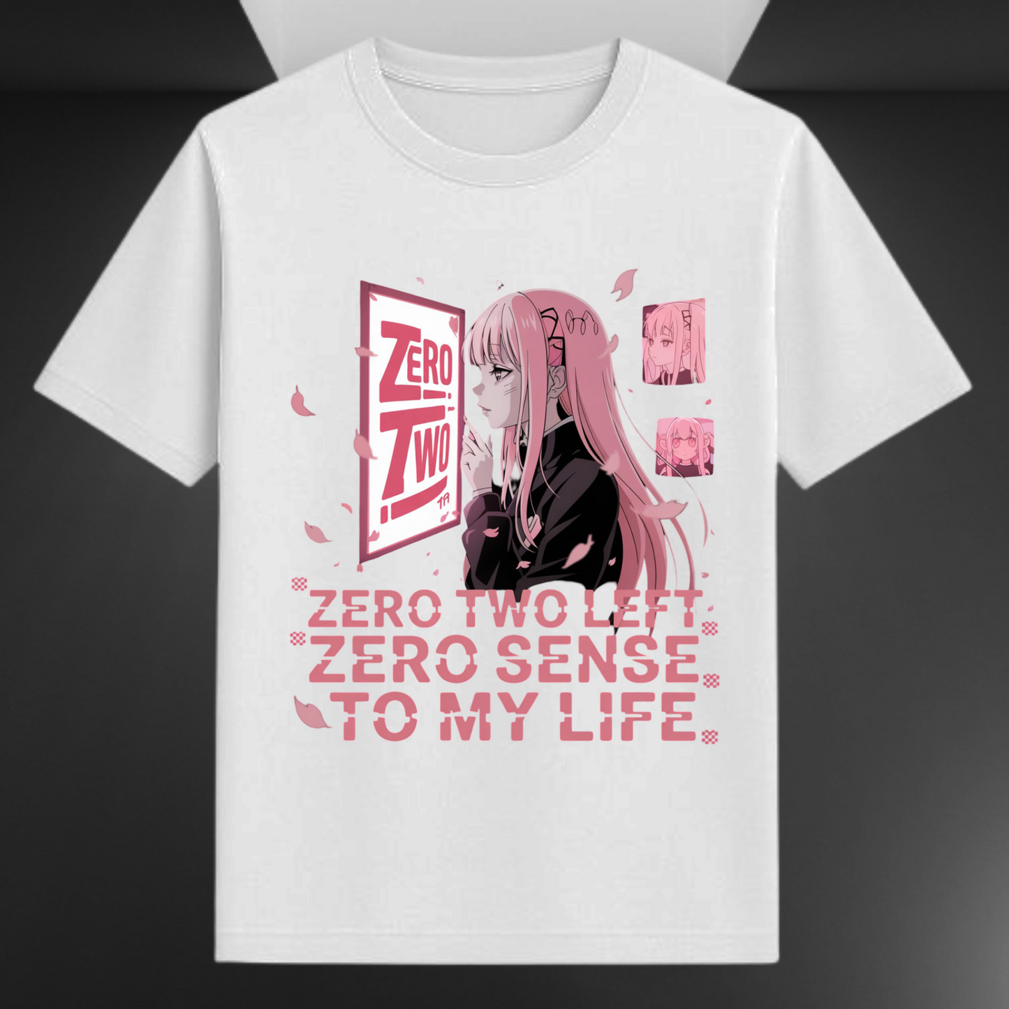 Zero Two Left Zero Sense To My Life (Female) Unisex Supima T-shirt