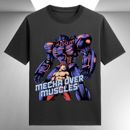 Mecha Over Muscles Unisex Supima T-shirt