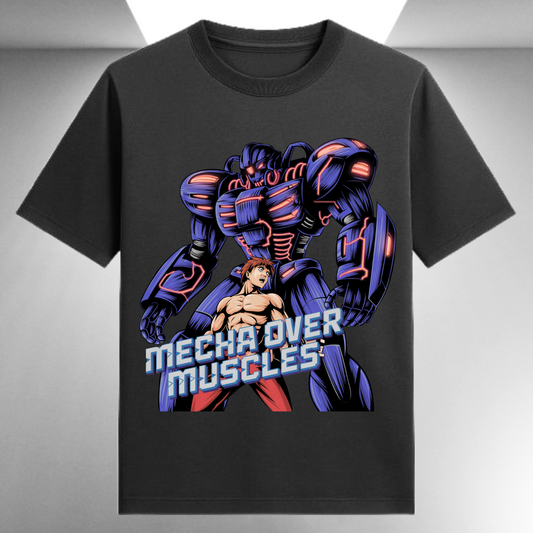 Mecha Over Muscles Unisex Supima T-shirt
