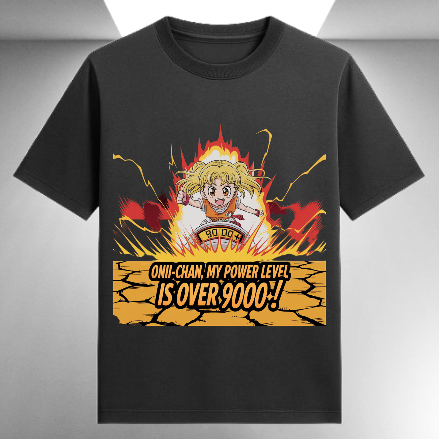 Onii-Chan My Power level Is Over 9000 Unisex Supima T-shirt