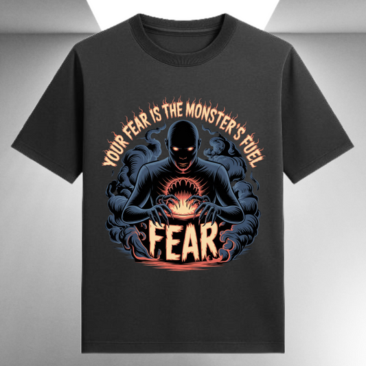 Your Fear Is The Monster's Fuel Unisex Supima T-shirt