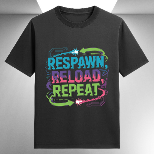 Respawn Reload Repeat Unisex Supima T-shirt