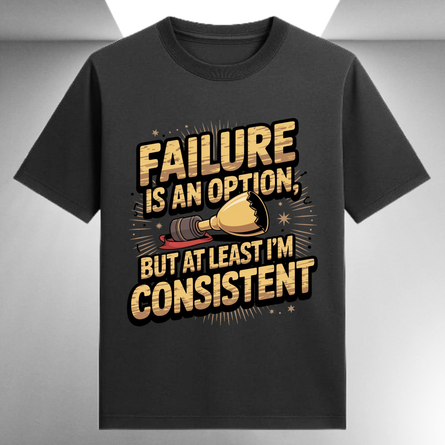 Failure Is An Option But At Least I'm Consistent Unisex Supima T-shirt