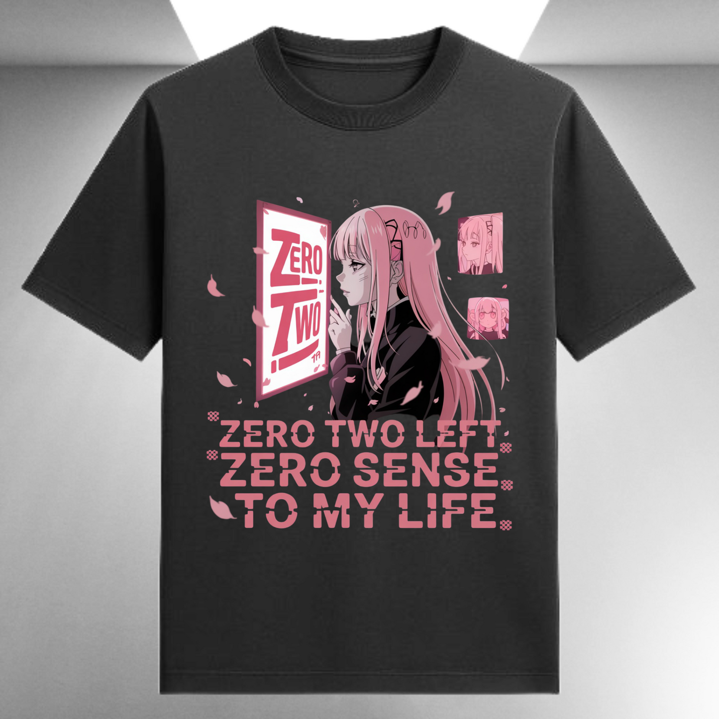 Zero Two Left Zero Sense To My Life (Female) Unisex Supima T-shirt