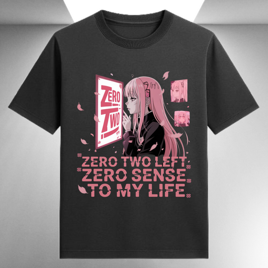 Zero Two Left Zero Sense To My Life (Female) Unisex Supima T-shirt